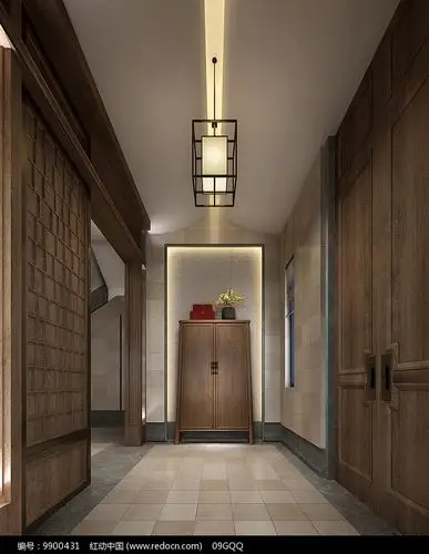 酒店套房玄关效果图