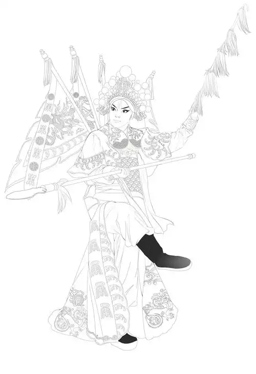 京剧插画