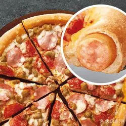 荤食天地香肠卷边披萨