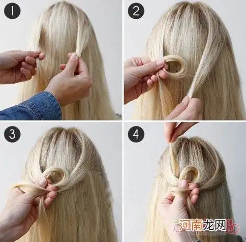 三种不一样的半扎发公主头解救长发于平平淡淡 小关键点调节公主头