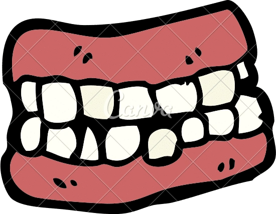 crooked teeth - 素材 - canva可画