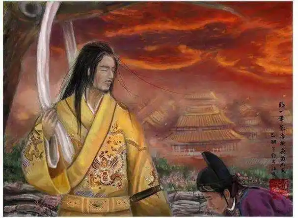 最终,深知无力回天的崇祯皇帝在绝望中自缢殉国,而在他临终前,也对于