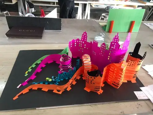 《城市之光》——西夏区中小学美术教师纸立体制作比赛活动