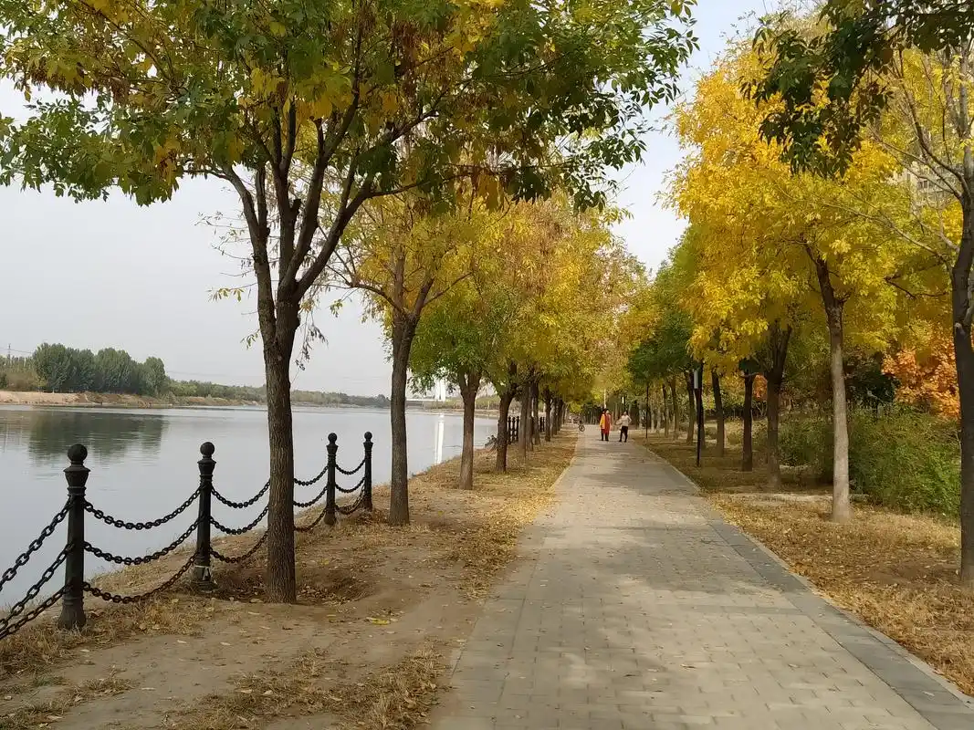 北京腹地,河北省三河市"燕郊"风光,之《潮白河的秋天》