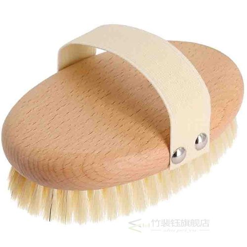 exfoliating brush with natural boar bristles dry brushing bo