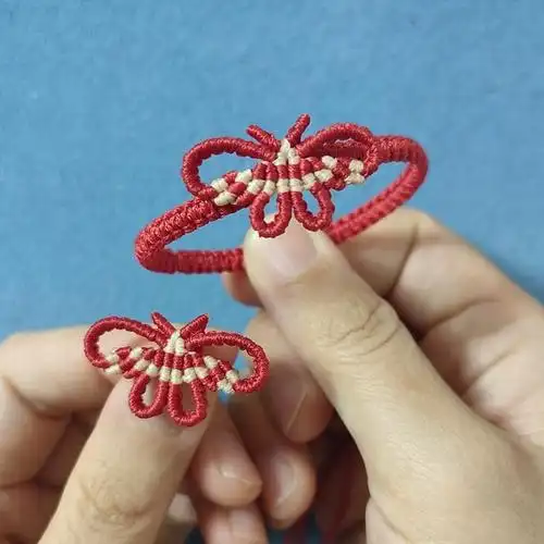 蝴蝶手绳编织教程