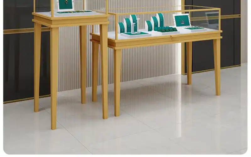 玻璃展示柜现货珠宝柜样品展览展厅展柜首饰玉器柜台精品陈列柜 立柜4