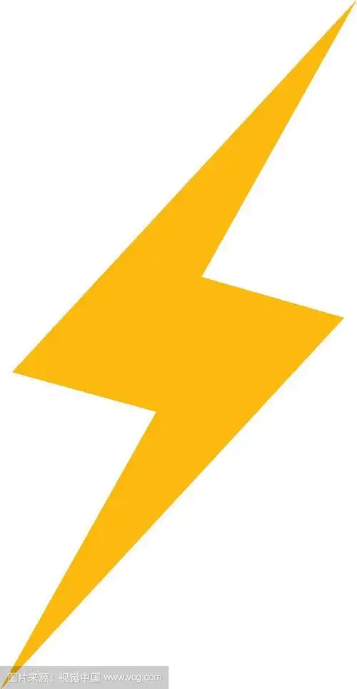 闪电图标标志和符号