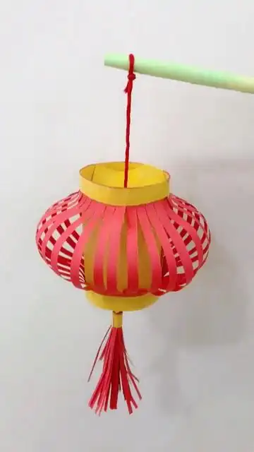 做一个红灯笼折纸