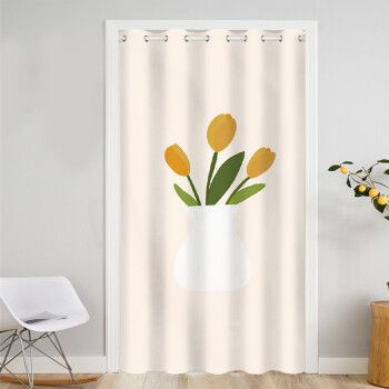 空调门帘隔断帘防冷气客厅屏风遮挡隔热挡风推拉移动布帘夏季遮风心门