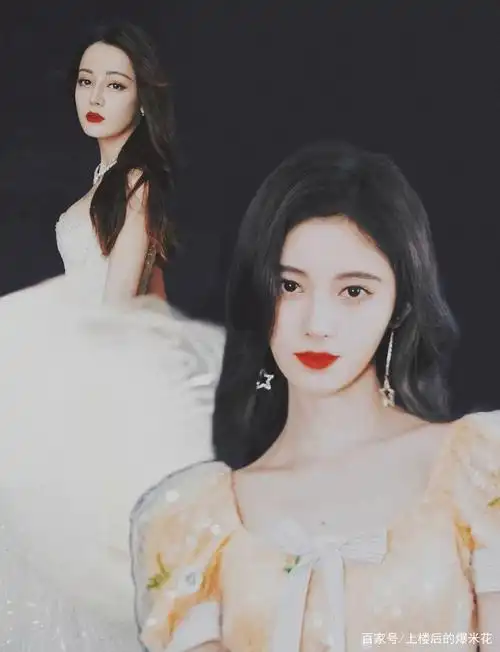 迪丽热巴,鞠婧祎合影,两位大美女好有cp感