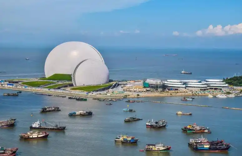 百岛之城珠海2020春晚粤港澳大湾区分会场取景地