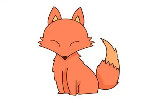 狐狸简笔画彩色狐狸简笔画彩色可爱
