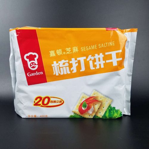 饼干嘉顿多口口味梳打460g一包苏打下午下午茶苏打饼干