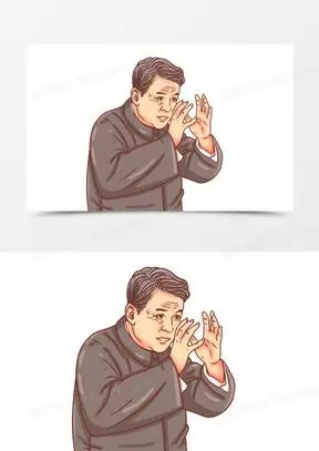 手绘卡通两弹元勋邓稼先人物形象素材