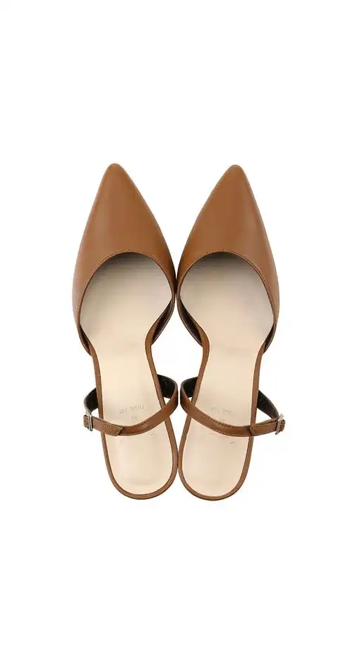 00 lucid slingbacks 系列咖啡色女士中跟凉鞋