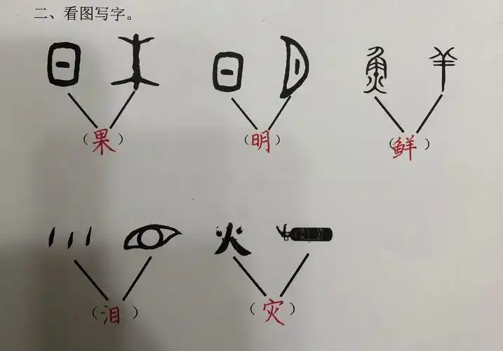 2020寒假班第三课:会意字