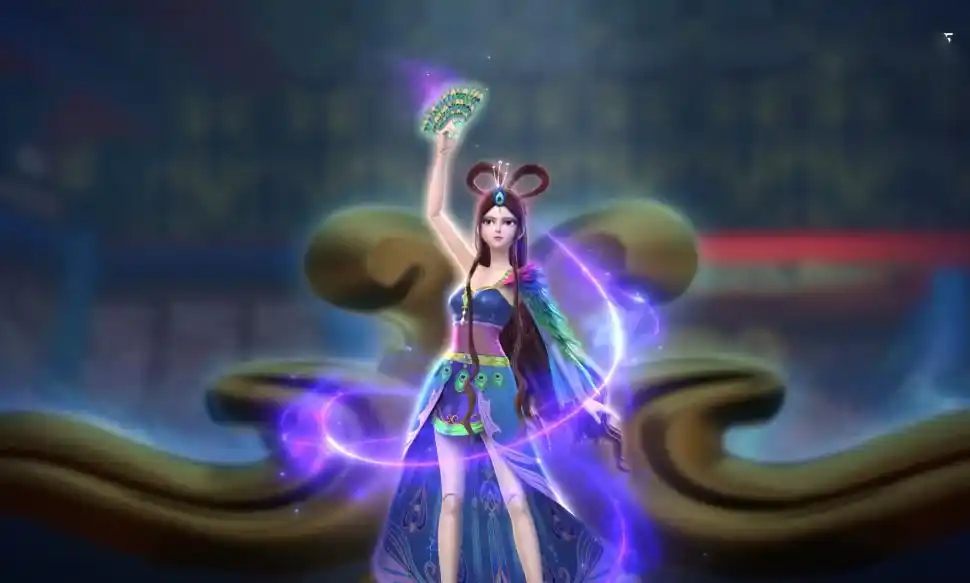 原创叶罗丽镜孔雀太强使用塔罗牌和石像术真孔雀被拖入镜子空间