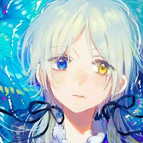 动漫头像 女头 异瞳