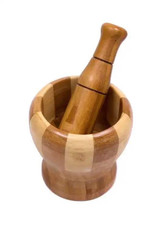 现在我也来认识认识木杵,这种木杵呢可以用来捣药材的