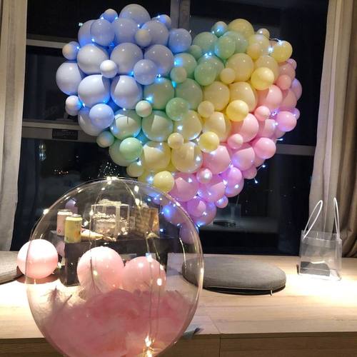 七夕氛围装饰奶茶茶店橱窗布置气球商场玻璃门气球