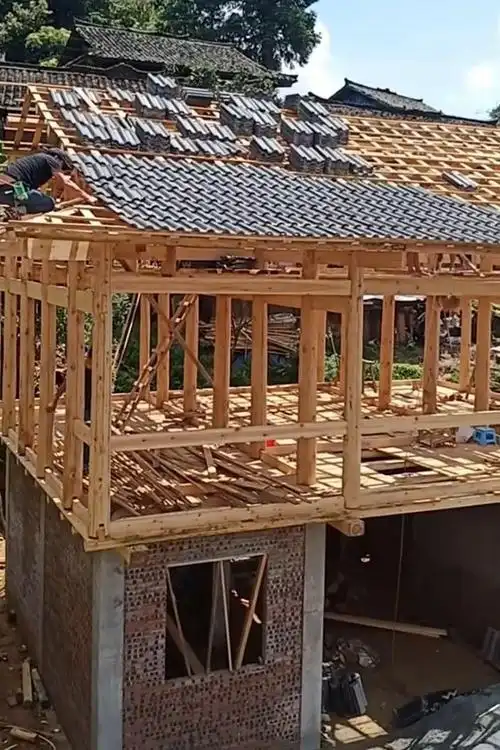 砖木结构,木架房