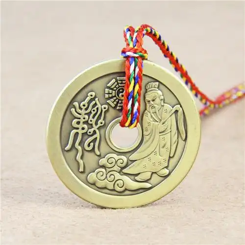 道教太上老君急如律令法器吊坠饰品护身符项链挂件辟邪消灾本命年