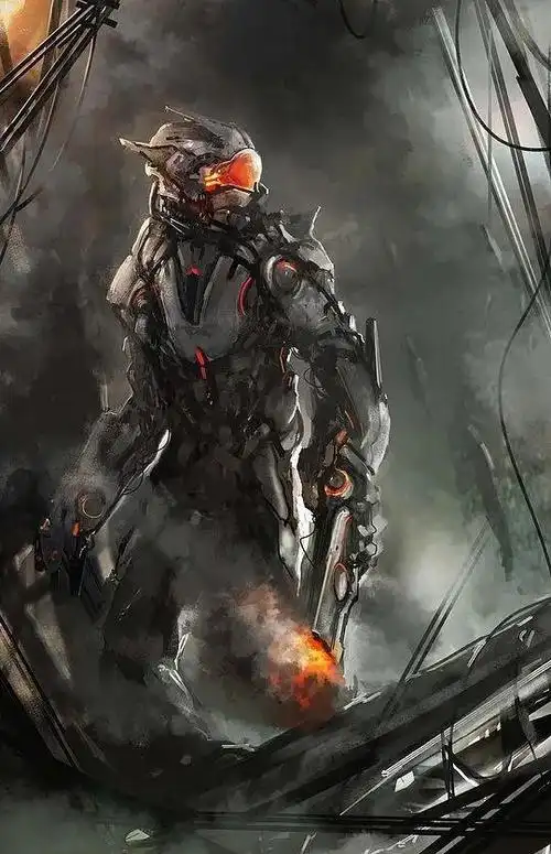 一组未来科幻机甲素材参考