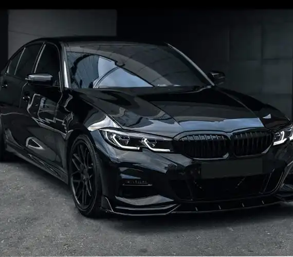 适用20款宝马3系改装前铲320325li黑武士前唇后唇侧裙碳纤维包围改m3