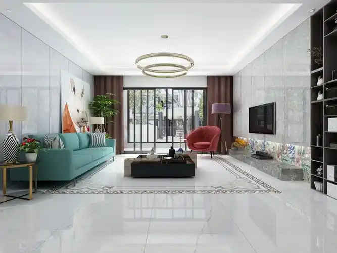 金东陶子湖二期c客餐厅-欧神诺瓷砖效果图