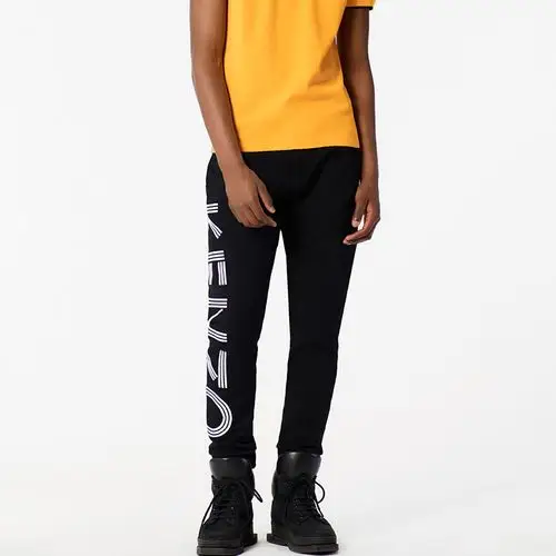 正品代购kenzo秋冬新款男士休闲运动裤logo标志松紧腰带抽绳裤子