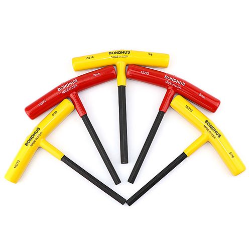 oloey美国波顿t柄内六角扳手加长t柄内六角螺丝刀2.5 3 4 5 6mm 2.