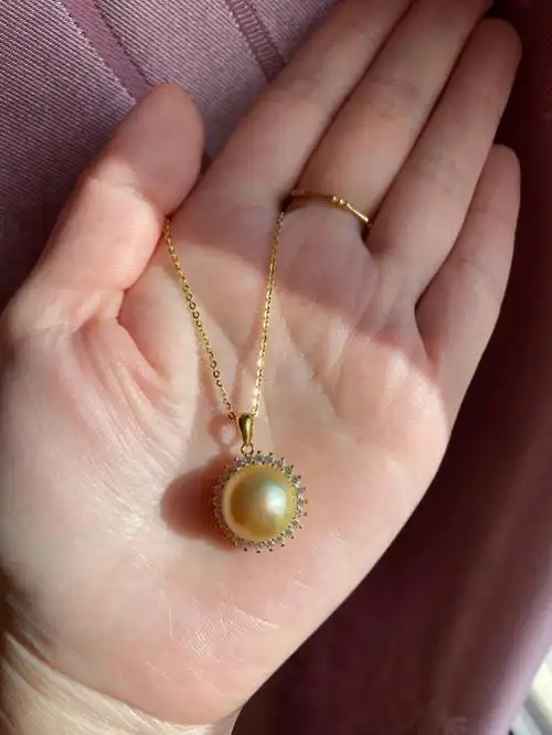 南洋金珠珍珠吊坠