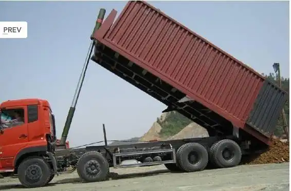 可卸式集装箱自卸车