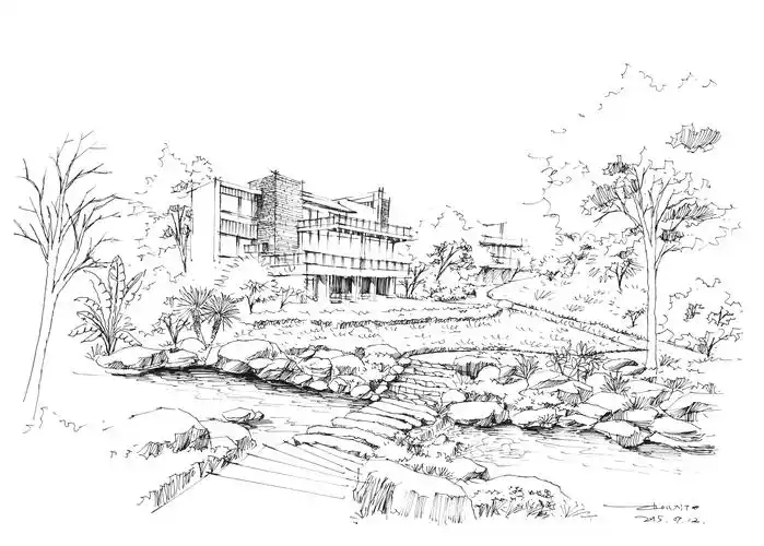 景观手绘|空间|景观设计|徒行_原创作品-站酷zcool