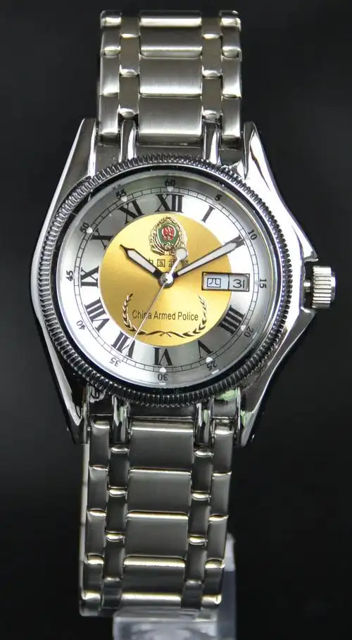 军表男 机械防水手表