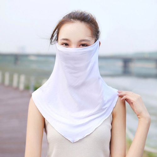 防晒面罩全脸挂耳防晒面罩女全脸护颈开车练车护脸遮阳口罩薄款挂耳