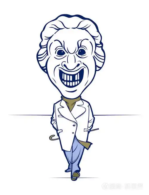 邪恶的疯子微笑