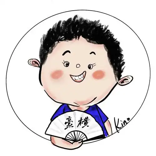 原创手绘可爱的小胖胖