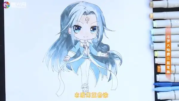 斗罗大陆唐三简笔画