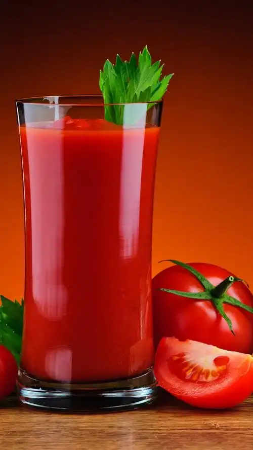 番茄汁,饮料,玻璃杯,红色 4k