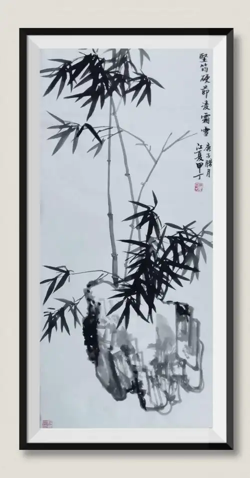 近期水墨写意兰竹习作