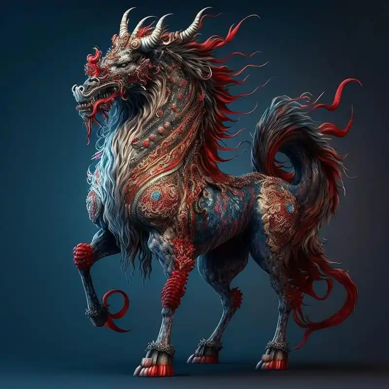 神兽火麒麟 我也俗一下做做神兽—火麒麟,和我名字很配,我qq也叫