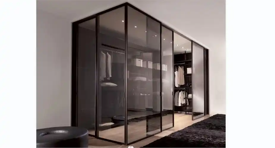 珠海上门测量网红铝合金极窄推拉门阳台客厅三联动玻璃门窄边隔音