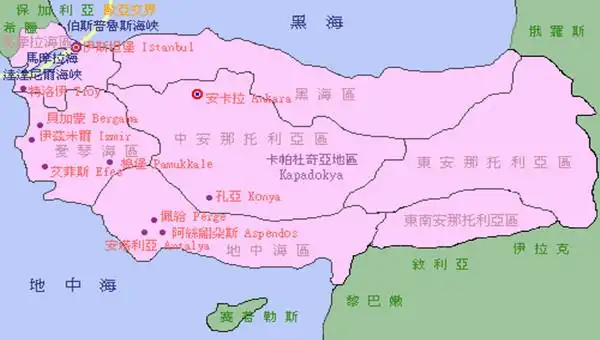 土耳其地图