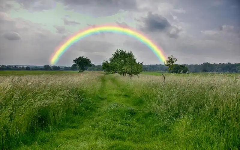 唯美绚丽的彩虹高清壁纸