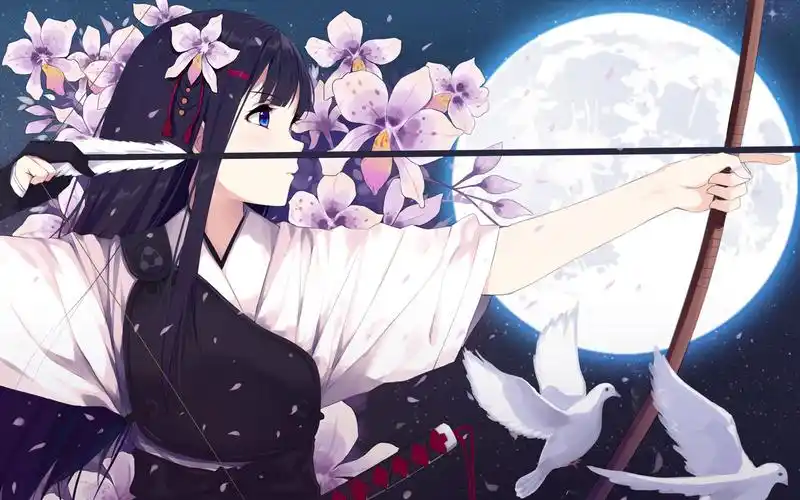 精美二次元美女高清桌面壁纸-卡通动漫-壁纸下载-美桌网