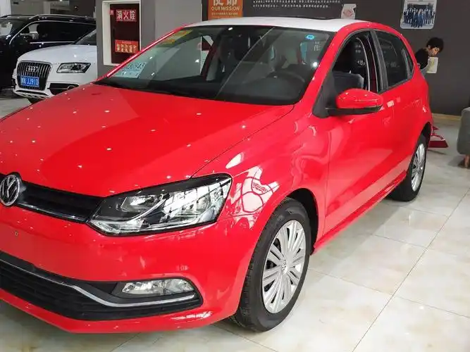 达州未上牌大众波罗polo15l自动安享型红色自动档