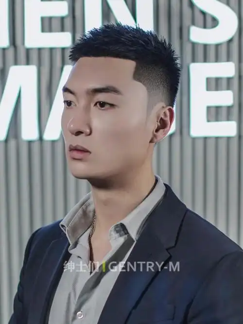 男土发型男土栗子头干净清爽阳光-款很百搭的发型#绅士们发型参考