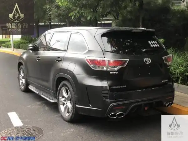 丰田汉兰达汽车外观改装wald包围套件